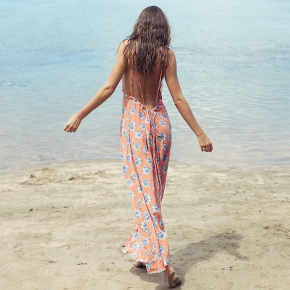 Silk thai hana dress acacia swimwear backless P XS - Picture 6 of 11